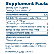 Bacopa Plus 90 Capsules